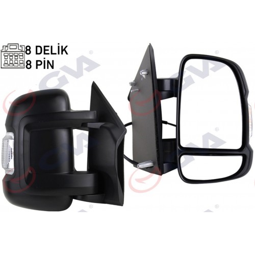 DIŞ DİKİZ AYNASI SAĞ DUCATO-BOXER-JUMPER 06 ELEKTRİKLİ ISITMALI SİNYALLİ KISA KOL KONVEKS 8 FİŞ VM-6201EHR DIŞ DİKİZ AYNASI SAĞ DUCATO-BOXER-JUMPER 06 ELEKTRİKLİ ISITMALI SİNYALLİ KISA KOL KONVEKS 8 FİŞ VM-6201EHR