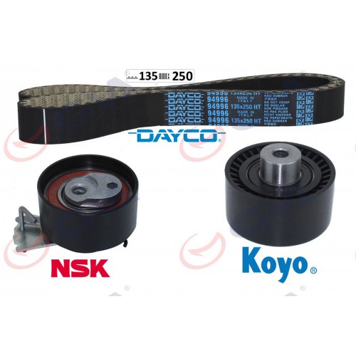 EKSANTRİK GERGİ KİTİ 135x254 P206-207-307-1007-C2-C3-C4 1.4 16V KFU ET3J4 K015615XS EKSANTRİK GERGİ KİTİ 135x254 P206-207-307-1007-C2-C3-C4 1.4 16V KFU ET3J4 K015615XS
