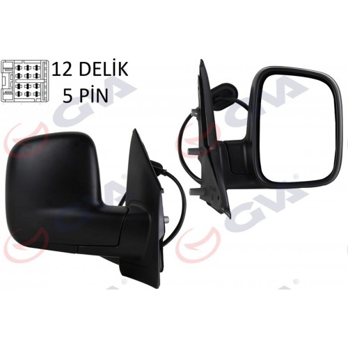 DIŞ DİKİZ AYNASI SAĞ TRANSPORTER T5 MULTIVAN 04 ELEKTRİKLİ ISITMALI KONVEKS 5 FİŞ VM-373EHR DIŞ DİKİZ AYNASI SAĞ TRANSPORTER T5 MULTIVAN 04 ELEKTRİKLİ ISITMALI KONVEKS 5 FİŞ VM-373EHR