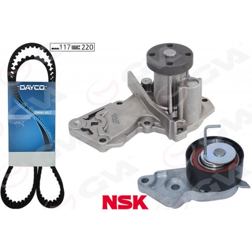 DEVİRDAİMLİ EKSANTRİK GERGİ KİTİ 117x220 FORD FIESTA V 01-08 1.6 - FUSION 02-08 1.6 DEVİRDAİMLİ EKSANTRİK GERGİ KİTİ 117x220 FORD FIESTA V 01-08 1.6 - FUSION 02-08 1.6