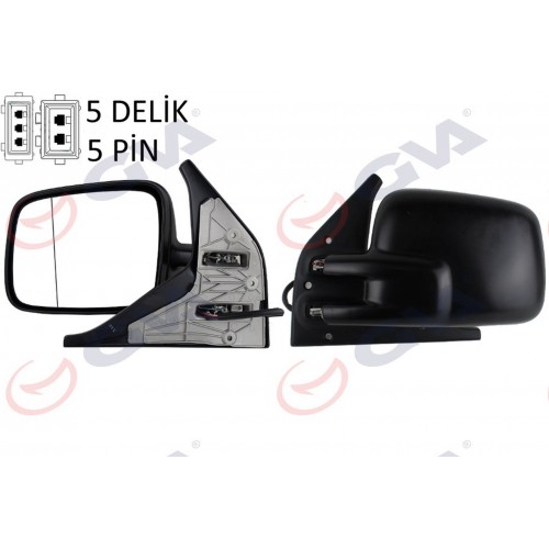 DIŞ DİKİZ AYNASI SOL TRANSPORTER T4 96 ELEKTRİKLİ ISITMALI ASFERİK VM-186EHAL DIŞ DİKİZ AYNASI SOL TRANSPORTER T4 96 ELEKTRİKLİ ISITMALI ASFERİK VM-186EHAL