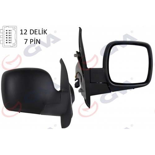 DIŞ DİKİZ AYNASI SAĞ KANGOO 08 ELEKTRİKLİ ISITMALI SENSÖRLÜ KONVEKS 7 FİŞ VM-6131EHSR DIŞ DİKİZ AYNASI SAĞ KANGOO 08 ELEKTRİKLİ ISITMALI SENSÖRLÜ KONVEKS 7 FİŞ VM-6131EHSR