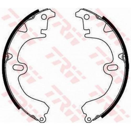 FREN BALATASI ARKA PABUÇLU TOYOTA COROLLA 1983 - 1993, COROLLA FX 1984 - 1988 FREN BALATASI ARKA PABUÇLU TOYOTA COROLLA 1983 - 1993, COROLLA FX 1984 - 1988
