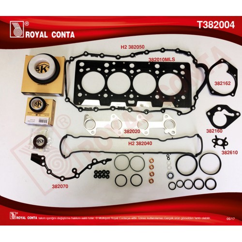 MOTOR TAKIM CONTA SKT KEÇELİ/SUB.LASTİKLİ CLIO-MGN 1.5 DCİ MOTOR TAKIM CONTA SKT KEÇELİ/SUB.LASTİKLİ CLIO-MGN 1.5 DCİ