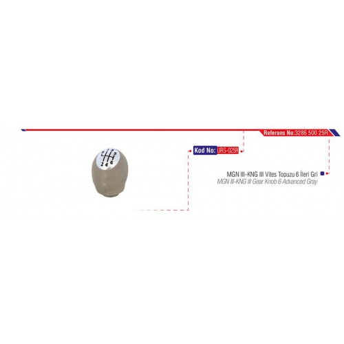 VİTES TOPUZU MGN III- FLUENCE GRİ VİTES TOPUZU MGN III- FLUENCE GRİ