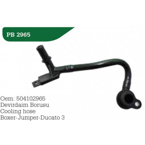 DEVİRDAİM BORUSU DUCATO-BOXER-JUMPER 2.3 DEVİRDAİM BORUSU DUCATO-BOXER-JUMPER 2.3