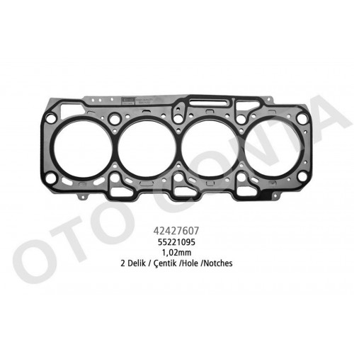 SİLİNDİR KAPAK CONTA MLS 2 DELİK (1,02mm) DOBLO-LİNEA-BRAVO II 1.6 DMTJ 16V (198 A2.000-263 A3.000) SİLİNDİR KAPAK CONTA MLS 2 DELİK (1,02mm) DOBLO-LİNEA-BRAVO II 1.6 DMTJ 16V (198 A2.000-263 A3.000)