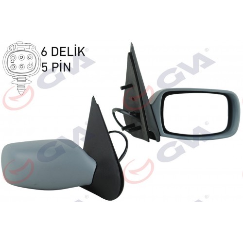 DIŞ DİKİZ AYNASI SAĞ FIESTA 96 MAZDA 121 96 ELEKTRİKLİ ISITMALI ASTARLI KONVEKS VM-306EHPR DIŞ DİKİZ AYNASI SAĞ FIESTA 96 MAZDA 121 96 ELEKTRİKLİ ISITMALI ASTARLI KONVEKS VM-306EHPR