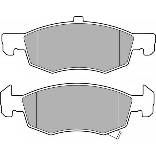 FREN BALATASI ÖN OPEL CORSA VAUXHALL CORSA 01/15- FREN BALATASI ÖN OPEL CORSA VAUXHALL CORSA 01/15-