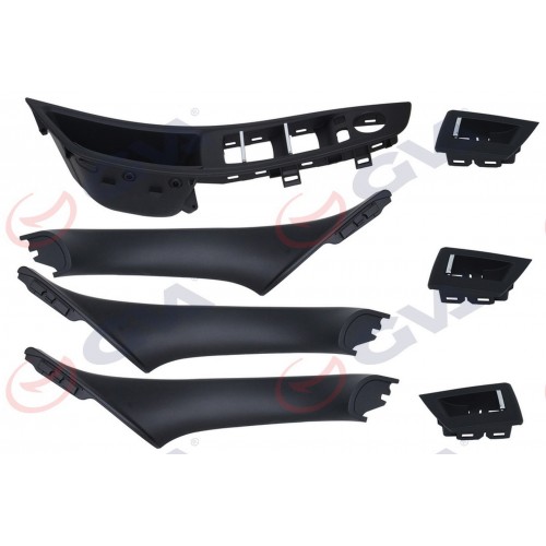 KAPI KOL TUTAMAK SETİ 7 PARÇA SİYAH BMW F10-F18 KAPI KOL TUTAMAK SETİ 7 PARÇA SİYAH BMW F10-F18