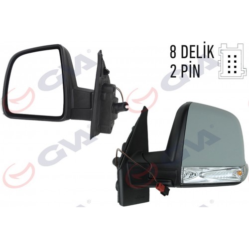 DIŞ DİKİZ AYNASI SAĞ DOBLO 11 MEKANİK SİNYALLİ TEK CAMLI KONVEKS VM-668PR DIŞ DİKİZ AYNASI SAĞ DOBLO 11 MEKANİK SİNYALLİ TEK CAMLI KONVEKS VM-668PR