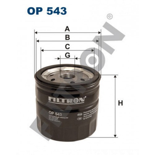 YAĞ FİLTRESİ [ FORD FIESTA, COURIER II, FIESTA IV (96-02), FOCUS P100 PİCK-UP, TOURNEO, TOURNEO CONNECT, TRANSİT, TRANSİT CONNECT LDV LİMİTED CONVOY 400 (VH C35) F.U.T. SUCHEDNİÓW RAK ]