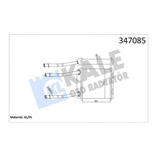 KALORİFER RADYATÖRÜ ASTRA F-CALIBRA A-VECTRA A BORULU KLİMASIZ 175x188x48 KALORİFER RADYATÖRÜ ASTRA F-CALIBRA A-VECTRA A BORULU KLİMASIZ 175x188x48