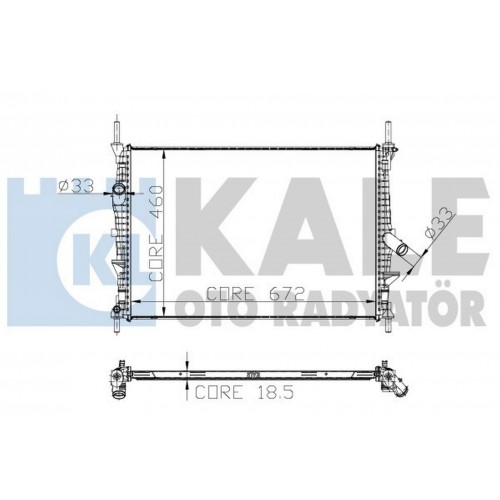 RADYATÖR FORD TRANSİT V347 2.2-2.4 TDCİ 06 MEK./KLİMASIZ AL/PL/BRZ RADYATÖR FORD TRANSİT V347 2.2-2.4 TDCİ 06 MEK./KLİMASIZ AL/PL/BRZ