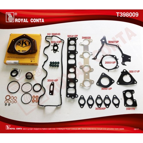 MOTOR TAKIM CONTA SKT KEÇELİ/SUB.LASTİKLİ/SKC SİZ DOBLO-PUNTO 1.9 JTD MOTOR TAKIM CONTA SKT KEÇELİ/SUB.LASTİKLİ/SKC SİZ DOBLO-PUNTO 1.9 JTD