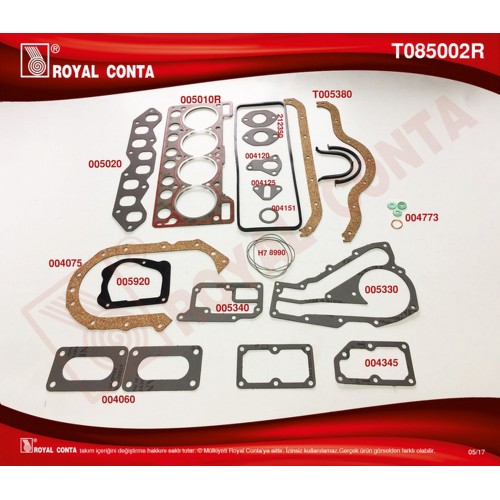 MOTOR TAKIM CONTA SÜPER KEÇESİZ R9 1400 MOTOR TAKIM CONTA SÜPER KEÇESİZ R9 1400
