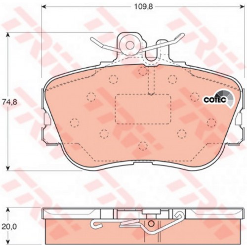 ÖN BALATA MERCEDES W202 C KLASSE 180- 200- 220- 230- 240- 280 93-00 ÖN BALATA MERCEDES W202 C KLASSE 180- 200- 220- 230- 240- 280 93-00