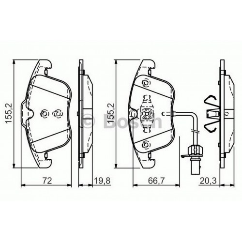 ÖN BALATA AUDI A4 - A5 09 GDB1814 0986TB3164 ÖN BALATA AUDI A4 - A5 09 GDB1814 0986TB3164