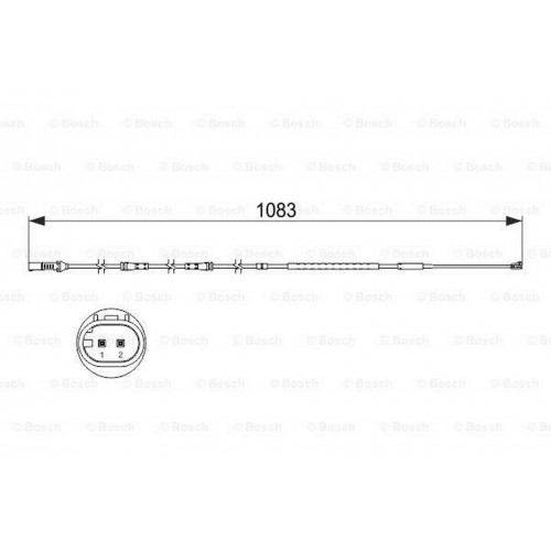 FREN BALATASI İKAZ KABLOSU ÖN 1083MM BMW F10 5 5 SERİSİ 520 11-16, 525 D 11-16 FREN BALATASI İKAZ KABLOSU ÖN 1083MM BMW F10 5 5 SERİSİ 520 11-16, 525 D 11-16