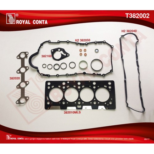 MOTOR TAKIM CONTA ÇOK KATLI ÇELİK CLIO-MGN-KNG 1.5 DCI K9K MOTOR TAKIM CONTA ÇOK KATLI ÇELİK CLIO-MGN-KNG 1.5 DCI K9K