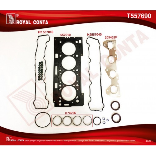 ÜST TAKIM CONTASI REINZ KEÇELİ S.LASTİKLİ P206-P207-P307-P308 1.6 16V TU5JP4 ÜST TAKIM CONTASI REINZ KEÇELİ S.LASTİKLİ P206-P207-P307-P308 1.6 16V TU5JP4