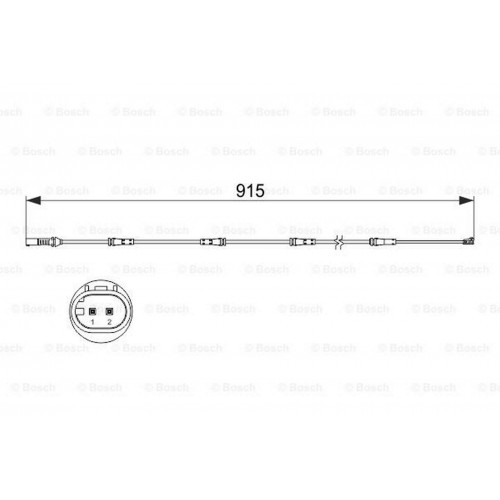 FREN BALATASI İKAZ KABLOSU ARKA 915MM BMW F10 5 SERİSİ 525 D 11-16, 530 D 11-16 FREN BALATASI İKAZ KABLOSU ARKA 915MM BMW F10 5 SERİSİ 525 D 11-16, 530 D 11-16