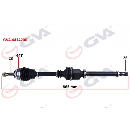 KOMPLE AKS SAĞ CLIO SYMBOL THALIA 1.5 DCİ 08- ABS Lİ 44DİŞ 865mm KOMPLE AKS SAĞ CLIO SYMBOL THALIA 1.5 DCİ 08- ABS Lİ 44DİŞ 865mm