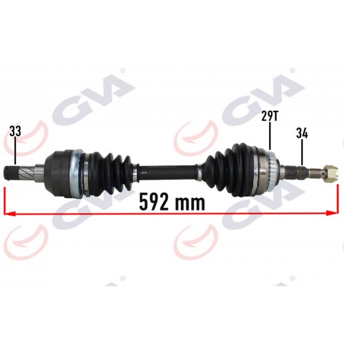 KOMPLE AKS SOL OPEL VECTRA A 1.8-2.0 88-95 -ASTRA F 92-98 -CALIBRA A 89-97 ABS Lİ 29DİŞ 592mm KOMPLE AKS SOL OPEL VECTRA A 1.8-2.0 88-95 -ASTRA F 92-98 -CALIBRA A 89-97 ABS Lİ 29DİŞ 592mm