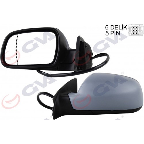 DIŞ DİKİZ AYNASI SOL 307 02 ELEKTRİKLİ ISITMALI ASTARLI ASFERİK 5 FİŞ VM-207EHPAL DIŞ DİKİZ AYNASI SOL 307 02 ELEKTRİKLİ ISITMALI ASTARLI ASFERİK 5 FİŞ VM-207EHPAL