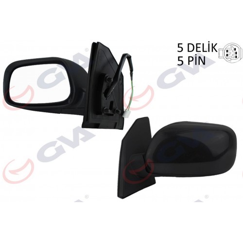 DIŞ DİKİZ AYNASI SOL COROLLA 02 ELEKTRİKLİ ISITMALI KONVEKS 5 FİŞ VM-277EHL DIŞ DİKİZ AYNASI SOL COROLLA 02 ELEKTRİKLİ ISITMALI KONVEKS 5 FİŞ VM-277EHL