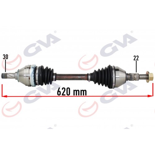 KOMPLE AKS SOL OPEL VECTRA C 1.6-1.8 02-08 620mm KOMPLE AKS SOL OPEL VECTRA C 1.6-1.8 02-08 620mm