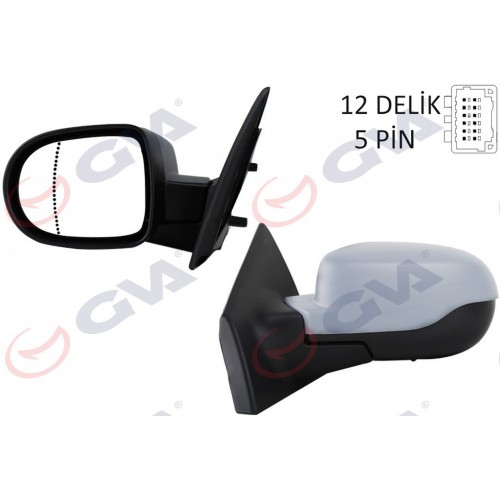 DIŞ DİKİZ AYNASI SOL CLIO 09 ELEKTRİKLİ ISITMALI ASTARLI ASFERİK 5 FİŞ VM-6135EHPAL DIŞ DİKİZ AYNASI SOL CLIO 09 ELEKTRİKLİ ISITMALI ASTARLI ASFERİK 5 FİŞ VM-6135EHPAL