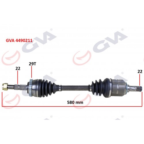 KOMPLE AKS SOL CORSA C-COMBO 1.3 CDTI-1.7DTI 00-06 29 DİŞ ABS Lİ 580mm KOMPLE AKS SOL CORSA C-COMBO 1.3 CDTI-1.7DTI 00-06 29 DİŞ ABS Lİ 580mm