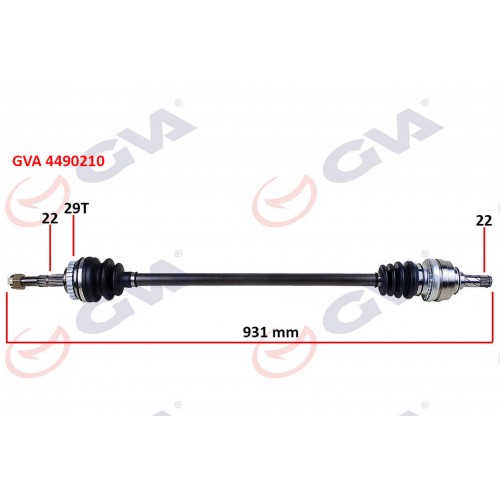 KOMPLE AKS SAĞ CORSA C-COMBO 1.3 CDTI-1.7DTI 00-06 29 DİŞ ABS Lİ 931mm KOMPLE AKS SAĞ CORSA C-COMBO 1.3 CDTI-1.7DTI 00-06 29 DİŞ ABS Lİ 931mm
