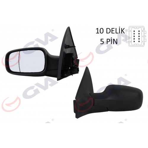 DIŞ DİKİZ AYNASI SOL MEGANE 02 ELEKTRİKLİ ISITMALI ASFERİK 5 FİŞ VM-138EHAL DIŞ DİKİZ AYNASI SOL MEGANE 02 ELEKTRİKLİ ISITMALI ASFERİK 5 FİŞ VM-138EHAL