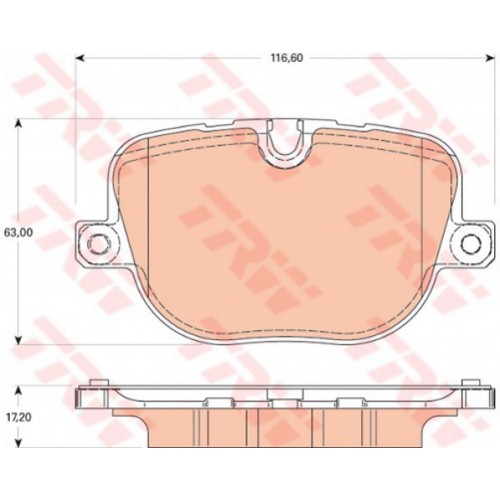 FREN BALATASI ARKA LAND ROVER RANGE ROVER III 5.0 4X4 09-12, 4.4 D 4X4 10-12 FREN BALATASI ARKA LAND ROVER RANGE ROVER III 5.0 4X4 09-12, 4.4 D 4X4 10-12