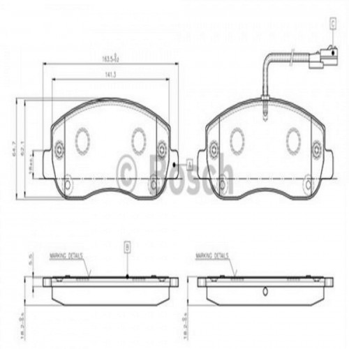 FREN BALATASI ÖN NISSAN NV400 DCI 11-16, OPEL MOVANO B 2.3 CDTI / 2.3 CDTI FWD 10 -, MOVANO B 2.3 CDTI RWD 14 -, RENAULT MASTER III VAN 2.3 DCI 12 - FREN BALATASI ÖN NISSAN NV400 DCI 11-16, OPEL MOVANO B 2.3 CDTI / 2.3 CDTI FWD 10 -, MOVANO B 2.3 CDTI RWD 14 -, RENAULT MASTER III VAN 2.3 DCI 12 -