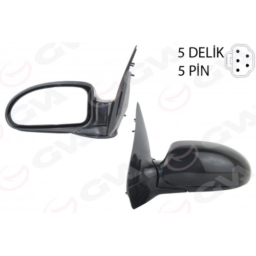 DIŞ DİKİZ AYNASI SOL FOCUS 98 ELEKTRİKLİ ISITMALI ASTARLI SİYAH KONVEKS 5 FİŞ VM-319EHPL DIŞ DİKİZ AYNASI SOL FOCUS 98 ELEKTRİKLİ ISITMALI ASTARLI SİYAH KONVEKS 5 FİŞ VM-319EHPL