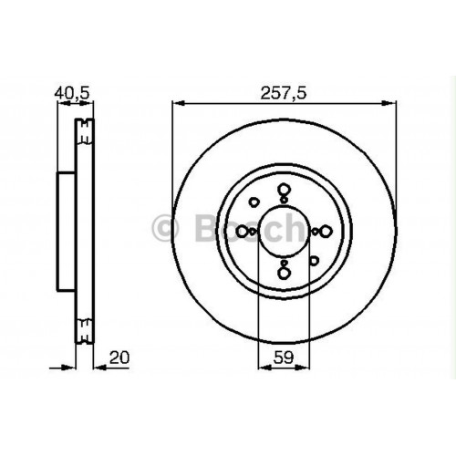 FREN DİSKİ ÖN HAVA KANALLI - 4 BİJON 257 MM FIAT ALBEA, DOBLO 1.3 MULTIJET FREN DİSKİ ÖN HAVA KANALLI - 4 BİJON 257 MM FIAT ALBEA, DOBLO 1.3 MULTIJET