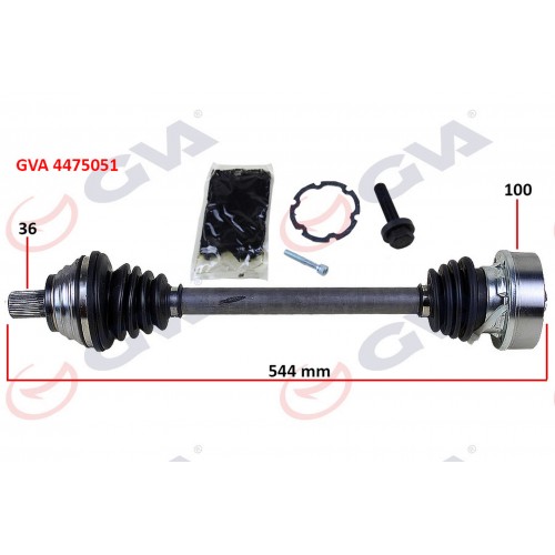 KOMPLE AKS SOL GOLF 5/6-A3-LEON-OCTAVIA 1.6 102 hp MAN. 544mm KOMPLE AKS SOL GOLF 5/6-A3-LEON-OCTAVIA 1.6 102 hp MAN. 544mm