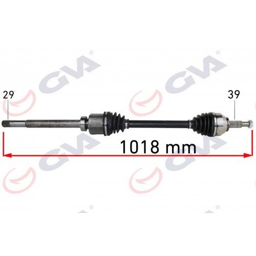 KOMPLE AKS SAĞ RENAULT TRAFİC III 1.6 DCİ 14- 1018mm KOMPLE AKS SAĞ RENAULT TRAFİC III 1.6 DCİ 14- 1018mm