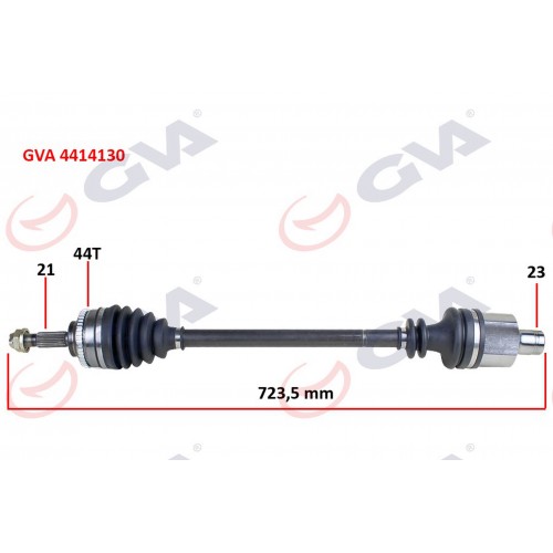 KOMPLE AKS SAĞ CLIO II 1.5DCI 98-05 ABS Lİ 44DİŞ 728mm YAYLI KOMPLE AKS SAĞ CLIO II 1.5DCI 98-05 ABS Lİ 44DİŞ 728mm YAYLI