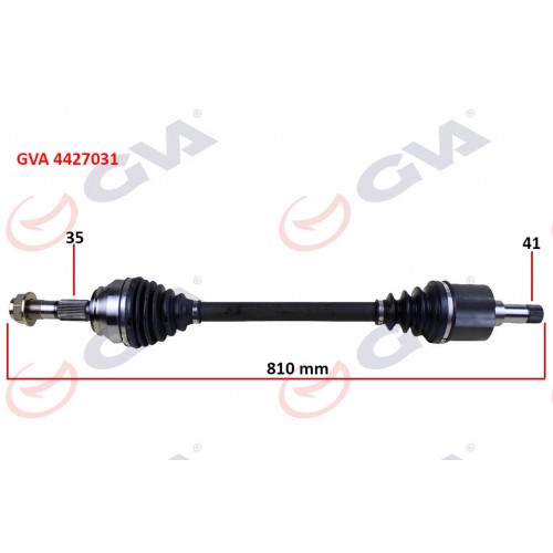 KOMPLE AKS SOL DUCATO-BOXER-JUMPER 2.2 MJTD-2.3 MJTD 06- 810mm KOMPLE AKS SOL DUCATO-BOXER-JUMPER 2.2 MJTD-2.3 MJTD 06- 810mm