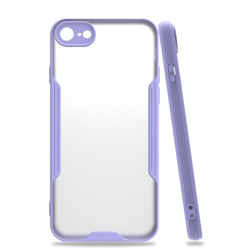 Newface iPhone 7 Kılıf Platin Silikon - Lila Newface iPhone 7 Kılıf Platin Silikon - Lila
