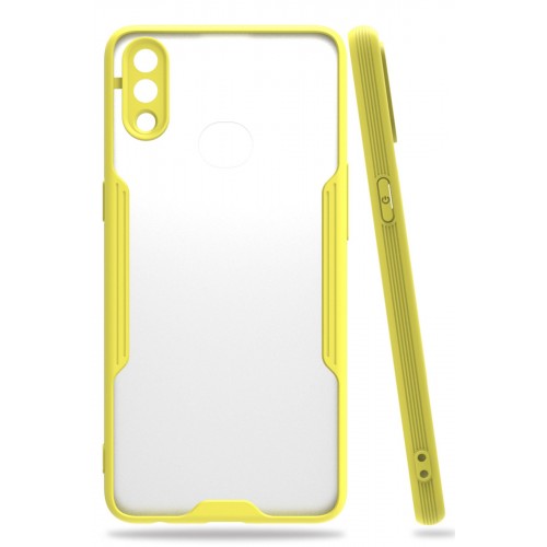 Newface Samsung Galaxy A10S Kılıf Platin Silikon - Sarı Newface Samsung Galaxy A10S Kılıf Platin Silikon - Sarı