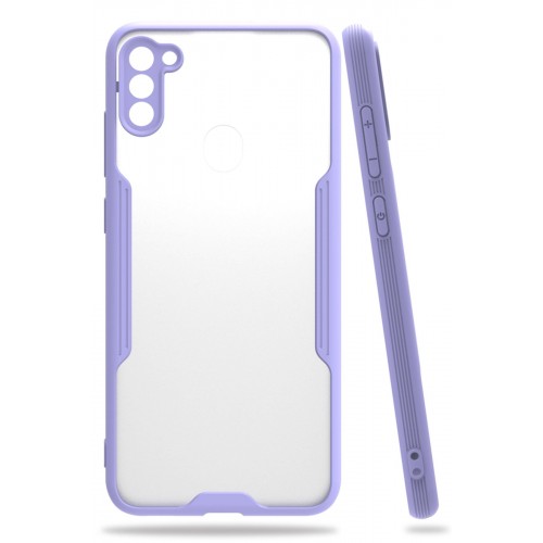 Newface Samsung Galaxy A11 Kılıf Platin Silikon - Lila Newface Samsung Galaxy A11 Kılıf Platin Silikon - Lila