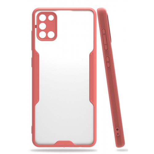 Newface Samsung Galaxy A31 Kılıf Platin Silikon - Pembe Newface Samsung Galaxy A31 Kılıf Platin Silikon - Pembe