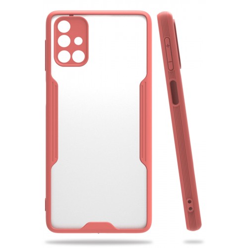 Newface Samsung Galaxy M31S Kılıf Platin Silikon - Pembe Newface Samsung Galaxy M31S Kılıf Platin Silikon - Pembe