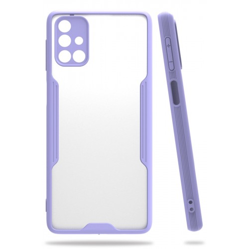 Newface Samsung Galaxy M31S Kılıf Platin Silikon - Lila Newface Samsung Galaxy M31S Kılıf Platin Silikon - Lila