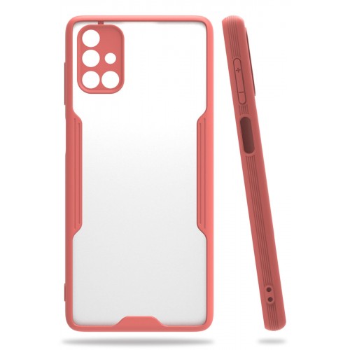 Newface Samsung Galaxy M51 Kılıf Platin Silikon - Pembe Newface Samsung Galaxy M51 Kılıf Platin Silikon - Pembe